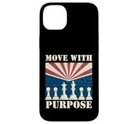 Retro Chess Art for Men Women Kids Chess Player Chess Lover Custodia per iPhone 14 Plus