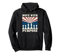 Retro Chess Art for Men Women Kids Chess Player Chess Lover Felpa con Cappuccio