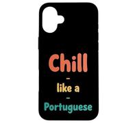 Retro Chill Like A Portoghese - Portogallo Lover Travel Custodia per iPhone 16 Plus