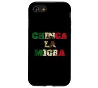 Retro Chinga La Migra Messico Bandiera Bandera ICE Immigrazione Custodia per iPhone SE (2020) / 7 / 8