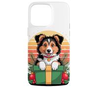 Retro Christmas Collie X-Mas Ornaments Collies Custodia per iPhone 15 Pro Max