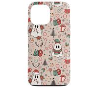 Retro Christmas Ghost Ho Ho Merry Holiday Custodia per iPhone 13 Pro Max