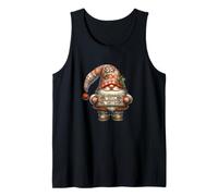 Retro Christmas GNOME for Women And Men with Warm Wishes Canotta