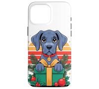Retro Christmas Great Dane X-Mas Ornaments Custodia per iPhone 16 Pro Max
