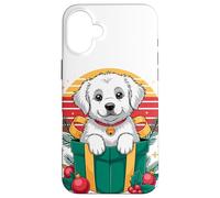 Retro Christmas Great Pyrenees X-Mas Ornaments Custodia per iPhone 16 Plus