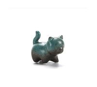Retro cinese Tea Pet Zen Home Decoration Ceramic Pen Holder Rest Figure per cerimonia del tè Kung Fu Tea Ornament Cat Tea Pets Travel Tea Set per gli amanti del tè
