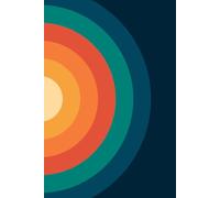 Retro Circles Notebook - Bold Concentric Journal: Vintage Style Writing Pad | Matte Hardcover | 80 Lined Pages | Premium White Paper | Creative Stationery Gift