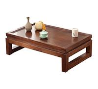 Retro Coffee Table Classical Zen Tea Table Japanese Tatami Table bay Window Kungfu Coffee Table (Size : 50x40x25cm)