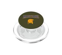 Retro College Blu Arancione Marziani Sport PopSockets PopGrip per MagSafe