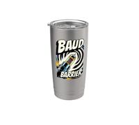 Retro Computer Baud Barrier Vintage Dial Up Modem Graphic Bicchiere termico in acciaio inox doppia parete