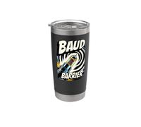 Retro Computer Baud Barrier Vintage Dial Up Modem Graphic Bicchiere termico in acciaio inox doppia parete