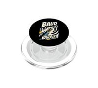 Retro Computer Baud Barrier Vintage Dial Up Modem Graphic PopSockets PopGrip per MagSafe