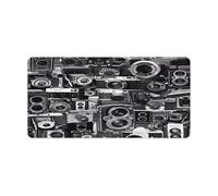 Retro Cool Camera Collection Desk Mat Large Office Desk Pad Protector Impermeabile Computer Mouse Pad Antiscivolo Scrivania Protezione Scrivania Scrivania Blotter Gomma Tastiera Mat per Ufficio Casa