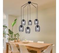 Retrò Coprire Appesa Lampada Treccia Faretto Salotto Camera Sospensione Nero