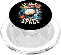 Retro Cosmic Space Planets Galaxy Sci Fi Art PopSockets PopGrip per MagSafe