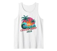 Retro Cousin Camp 2026 Vacanza Viaggio Surf Viaggio Vacay Canotta