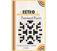 Retro Crossword Puzzle: Crossword Puzzle with Easy to Read Print about Yesteryear & More | 6x9 inches, 110 Pages | 50+ Puzzles | Excellent Gift Idea for Birthdays, Holidays, or Just Because!