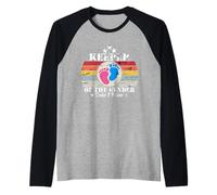 Retro Custode del Genere Carino Genere Rivela la Coppia del Partito Maglia con Maniche Raglan