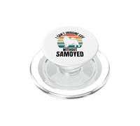 Retro Cute Dog I Can't Imagine Life Without Samoied Dog PopSockets PopGrip per MagSafe