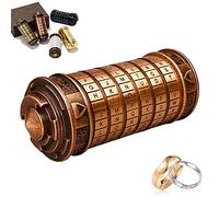Retro Da Vinci Codice Cryptex Blocco regali san valentino regalo per lui lei con Signore del Anelli Idee Regalo Natale Uomo donna Personalizzati Divertenti Originali per Amiche Lui Lei Coppia Papà