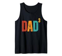 Retro Dad 3 Third Time Dad Vintage Style Canotta