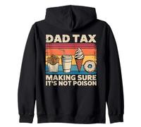 Retro Dad Tax Making Sure It Is Not Poison Festa del papà Felpa con Cappuccio