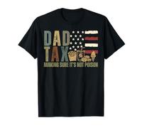 Retro Dad Tax Per Assicurarsi Che Non Sia Veleno Divertente Festa del Papà Maglietta
