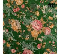 Rétro Damasco Peonia Tessuto Floreale Tradizione Raso Seta Kimono Costume