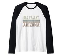 retrò della Valle dell'Oro, Arizona Maglia con Maniche Raglan