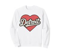 Retro Detroit Heart City Pride, Ritorno al Passato Felpa