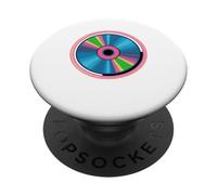 Retrò Disco Compatta CD Old School Anni 90 Musica Hip Hop PopSockets PopGrip Adesivo
