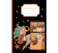 Retro Disco Girl: Composition Notebook | Vintage Aesthetic Journal with Glitter Stars and Disco Ball | Wide Ruled Paper for Writing, Notes, and School
