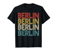 Retro Distressed Germania Berlino Deutschland Maglietta