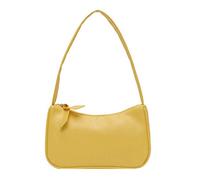 Retro Donne Solid-Color Cerniera Telefono, Borsa A Tracolla Vestito Con Tasche 40, giallo., taglia unica