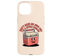 Retro Don't Hate Me Just Cuz I'm Little Cooler Funny Picnic Custodia per iPhone 15