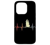 Retro Double Bass Heart Rate Linea cuore vintage Custodia per iPhone 15 Pro