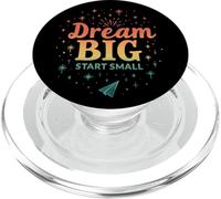 Retro Dream Big Start Piccolo Motivazione PopSockets PopGrip per MagSafe