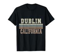 Retro Dublino California Maglietta