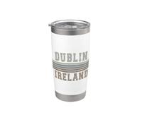Retro Dublino Irlanda Bicchiere termico in acciaio inox doppia parete