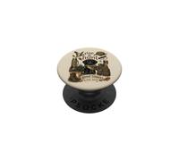 Retro Duck Caccia Retriever Cane Palude Caccia Camp PopSockets PopGrip Adesivo
