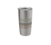 Retro Dunkerque Francia Bicchiere termico in acciaio inox doppia parete