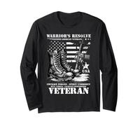 Retro Duty ha sostenuto il sacrificio ricordato militare Veterans Day Maglia a Manica