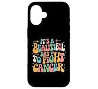 Retro È una bella giornata per combattere la Giornata dei sopravvissuti al cancro Custodia per iPhone 16