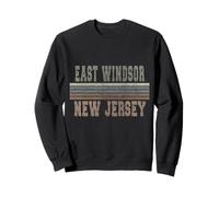 Retro East Windsor New Jersey Felpa