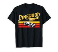 Retro Eighties Pinewood Derby Cub Scouts 80's Sunset Vibe Maglietta