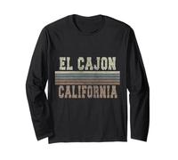 retrò El Cajon California Maglia a Manica