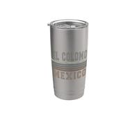 Retro El Colomo Messico Bicchiere termico in acciaio inox doppia parete