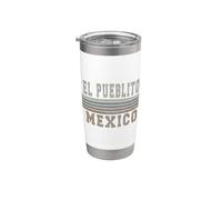 Retro El Pueblito Messico Bicchiere termico in acciaio inox doppia parete