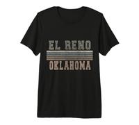 Retro El Reno Oklahoma Maglietta Premium