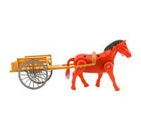 Retro Electric Horse Toy - Vintage Walking Carriage Model